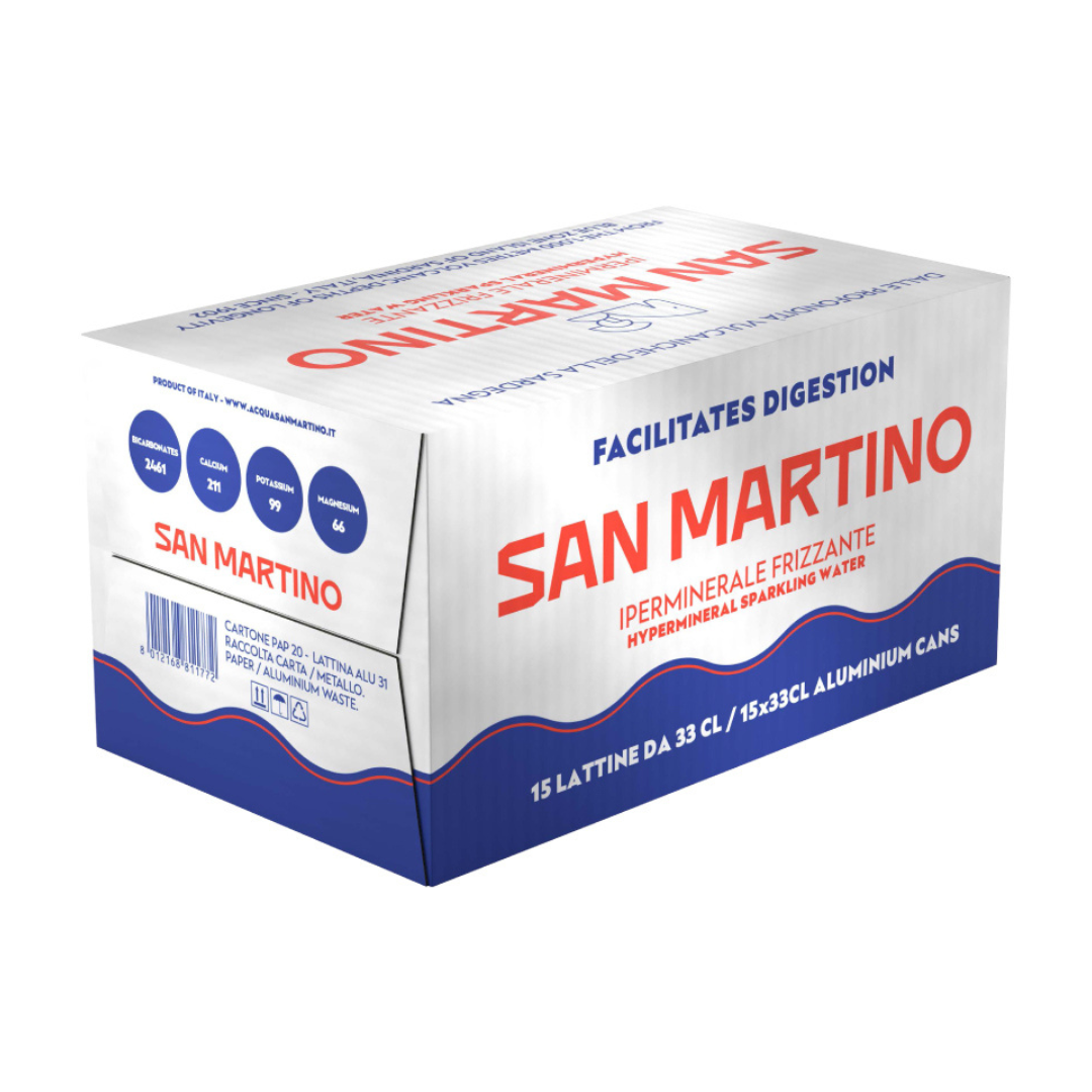 SAN MARTINO Hyper-Mineral Sparkling Water 330ml