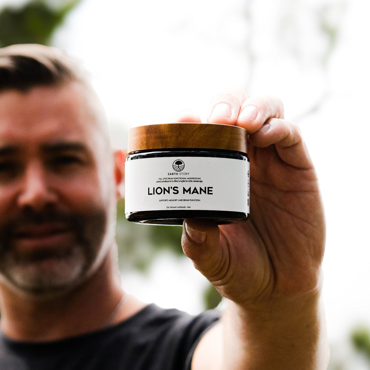 EARTH STORY Lion's Mane Mushroom Capsules (500mg per Serve)