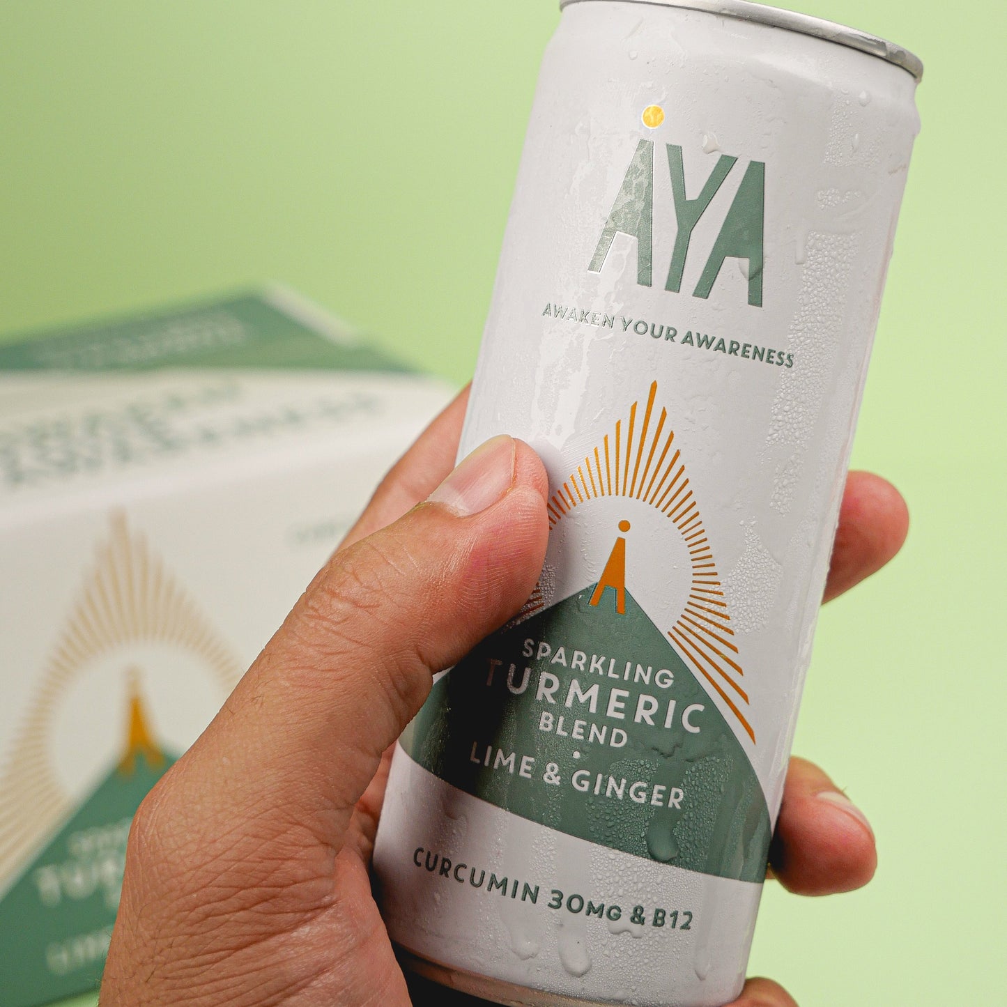 AYA Sparkling Turmeric Wellness Blend Lime & Ginger Zero 250ml