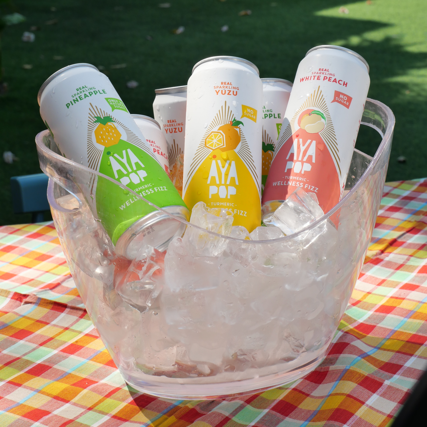 AYAPOP Sparkling Turmeric Wellness Fizz Pineapple 330ml