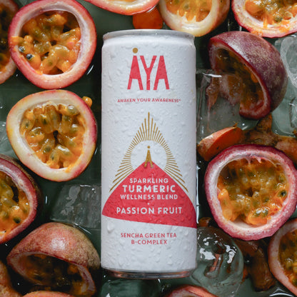 AYA Sparkling Turmeric Wellness Blend Passion Fruit 250ml